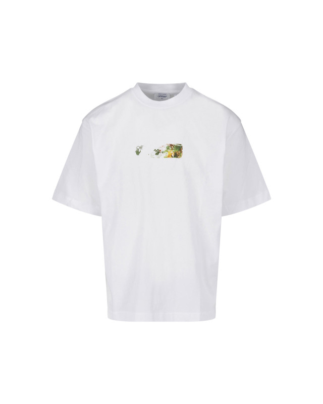 [Off-White] T-shirts Short Sleeve FW26 44MAA120F26J00D100WHITE