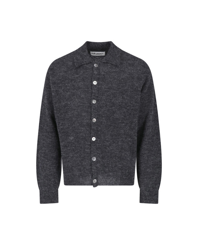 [Our Legacy] Knitwear FW26 M2263ECCHARCOAL MELANGE FUZZY ALPACA