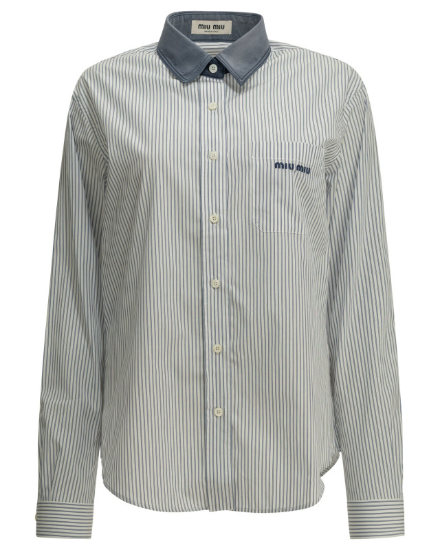 [Miu Miu] Shirts Long Sleeve FW26 MK2053189FF022X S OOO