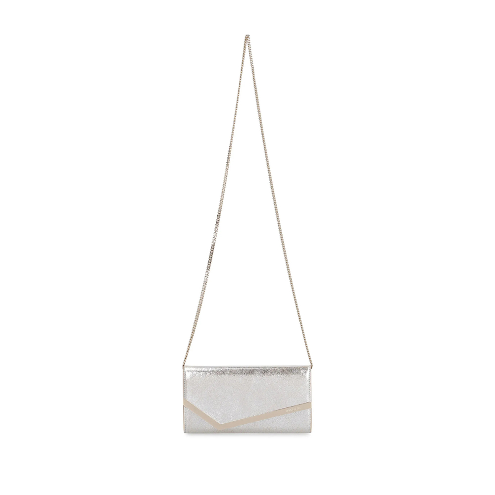 [Jimmy Choo] Clutch bag FW26 EMMIE GLE CHAMP