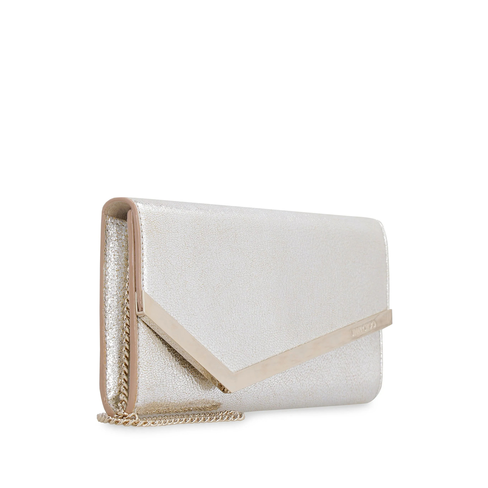 [Jimmy Choo] Clutch bag FW26 EMMIE GLE CHAMP