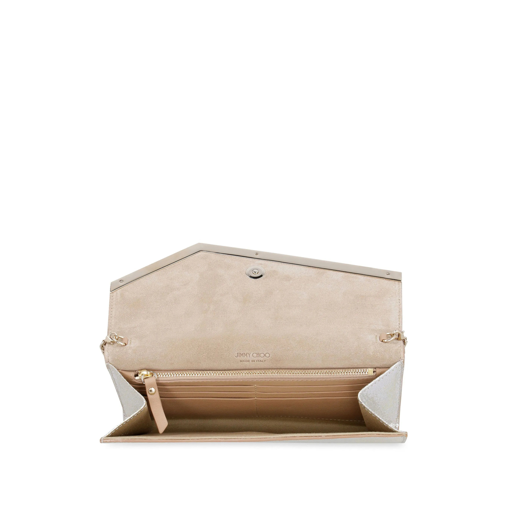 [Jimmy Choo] Clutch bag FW26 EMMIE GLE CHAMP