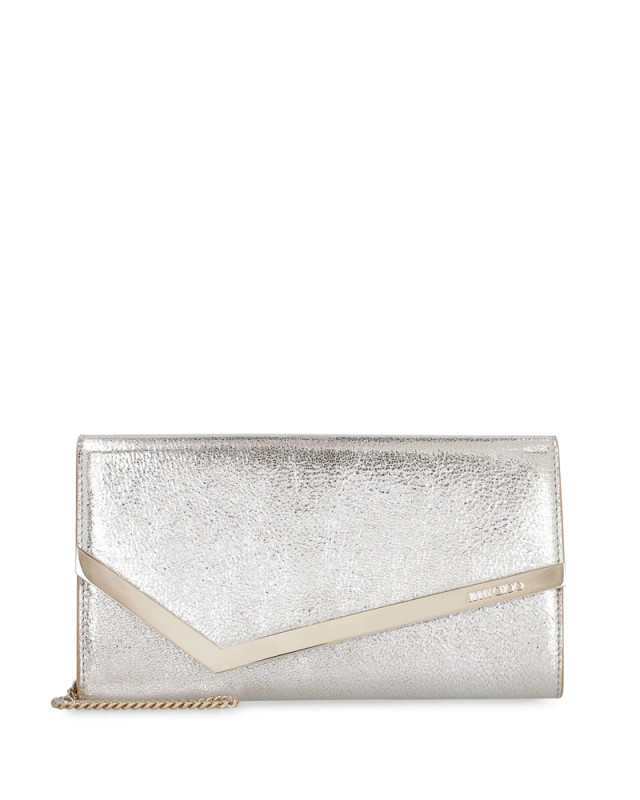 [Jimmy Choo] Clutch bag FW26 EMMIE GLE CHAMP
