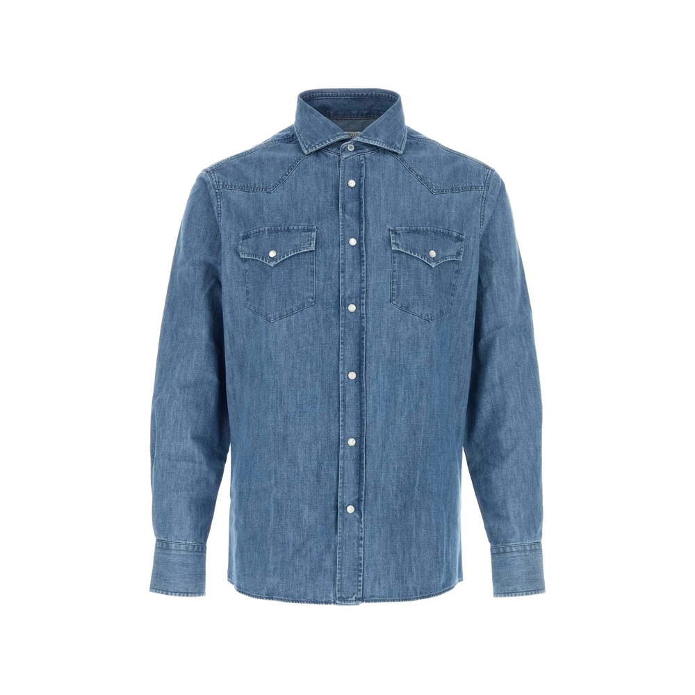 [Brunello Cucinelli] Shirts Long Sleeve FW26 MH1924008  C8333
