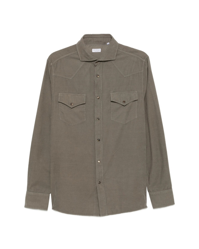 [Brunello Cucinelli] Shirts Long Sleeve FW26 ML6884008  C6070