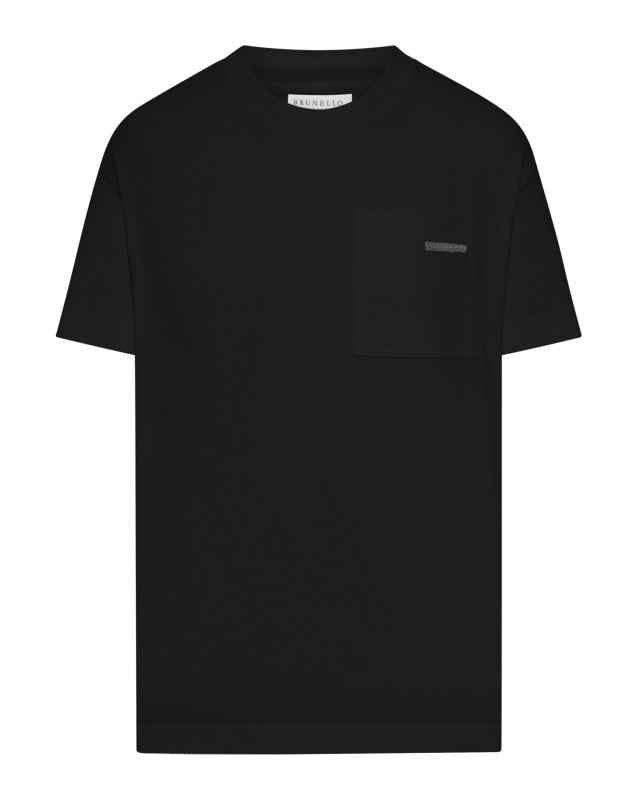[Brunello Cucinelli] T-shirts Short Sleeve FW26 M0T81EC710C101 BLACK