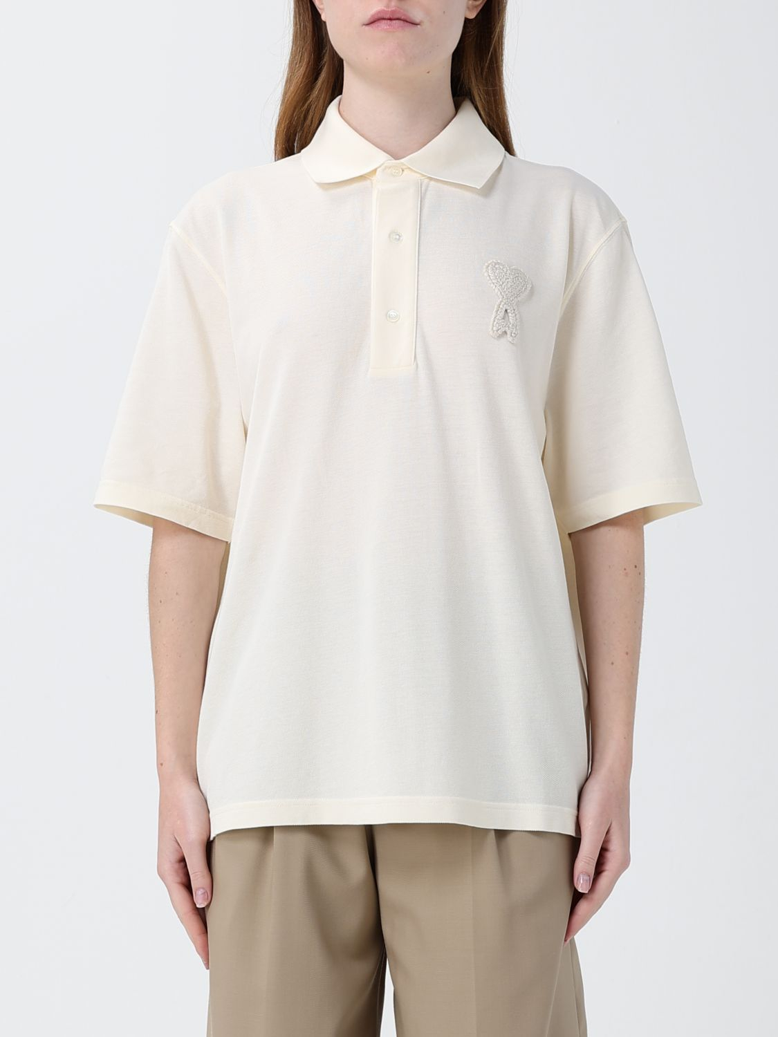 [Ami Paris] T-shirts Short Sleeve SS26 UPL428JE0221 136