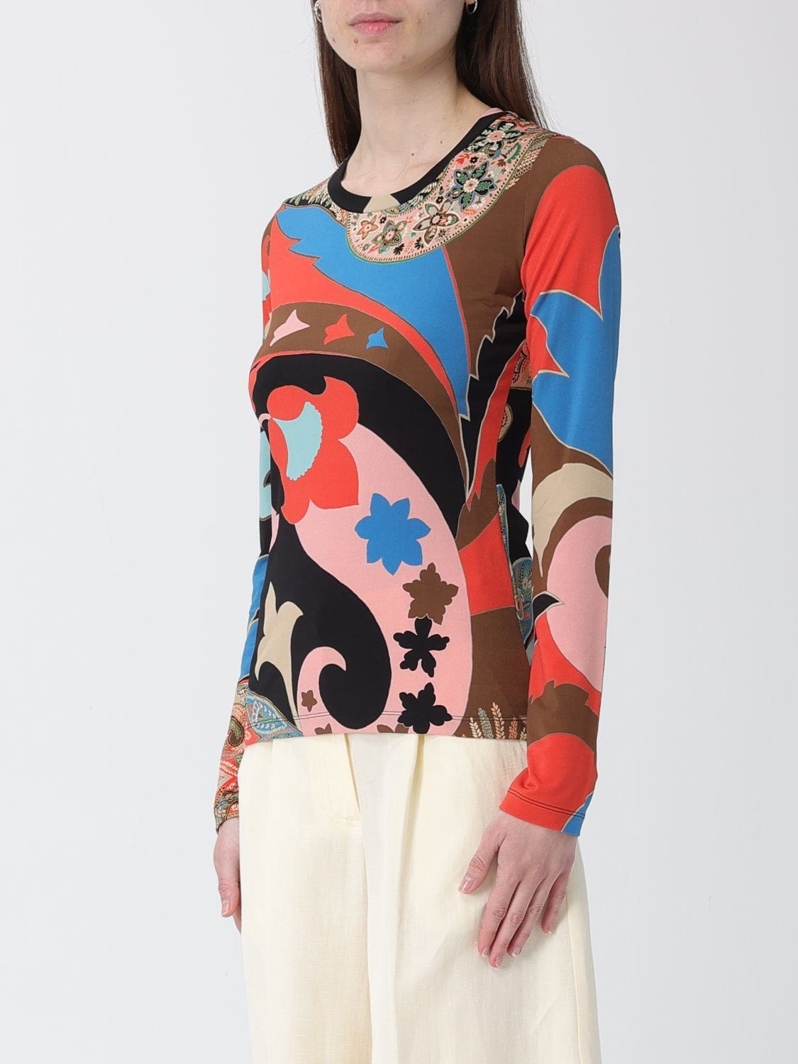 [Etro] Shirts Long Sleeve SS26 WRJB0011AKI45 X0861