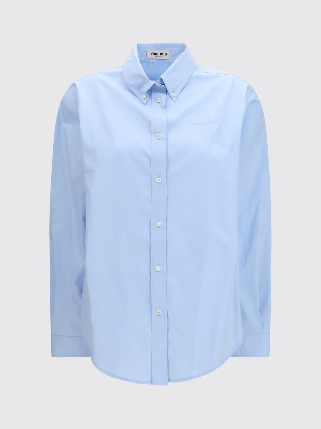 [Miu Miu] Shirts Long Sleeve SS26 MK1693SOOO19SE F0013
