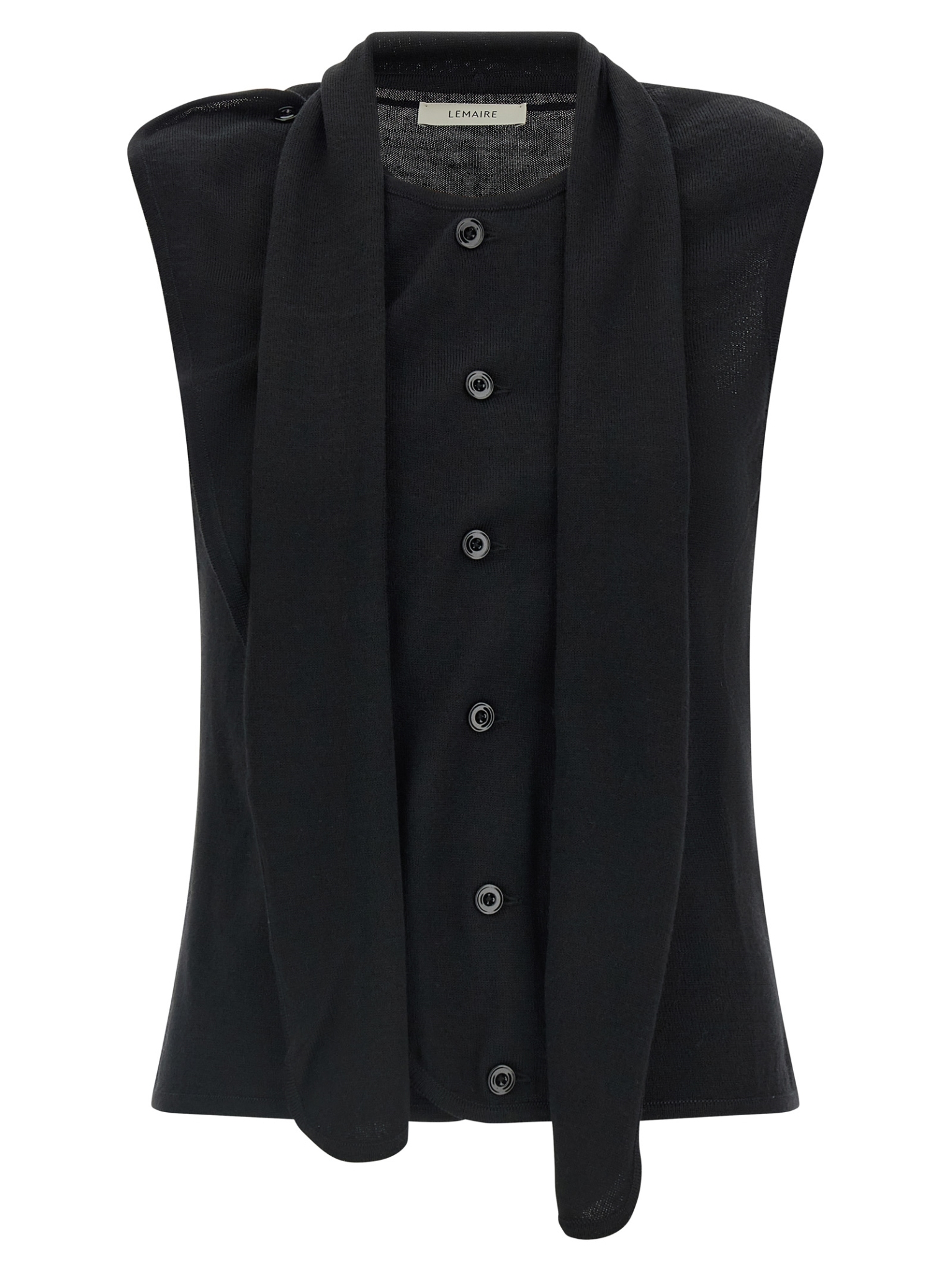 [LEMAIRE] Vest FW26 PO0053LK1063BK999