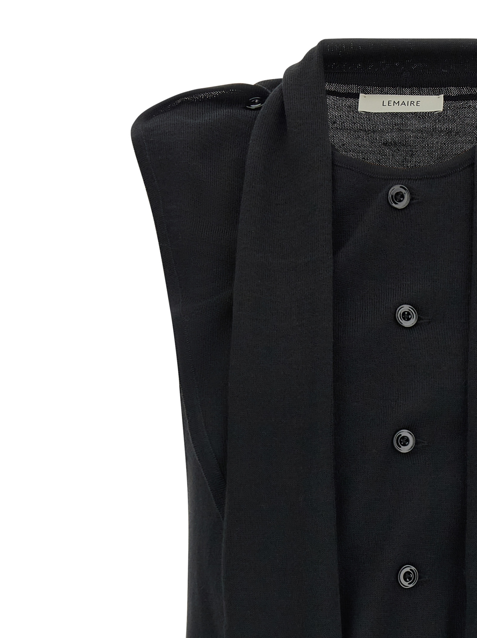 [LEMAIRE] Vest FW26 PO0053LK1063BK999
