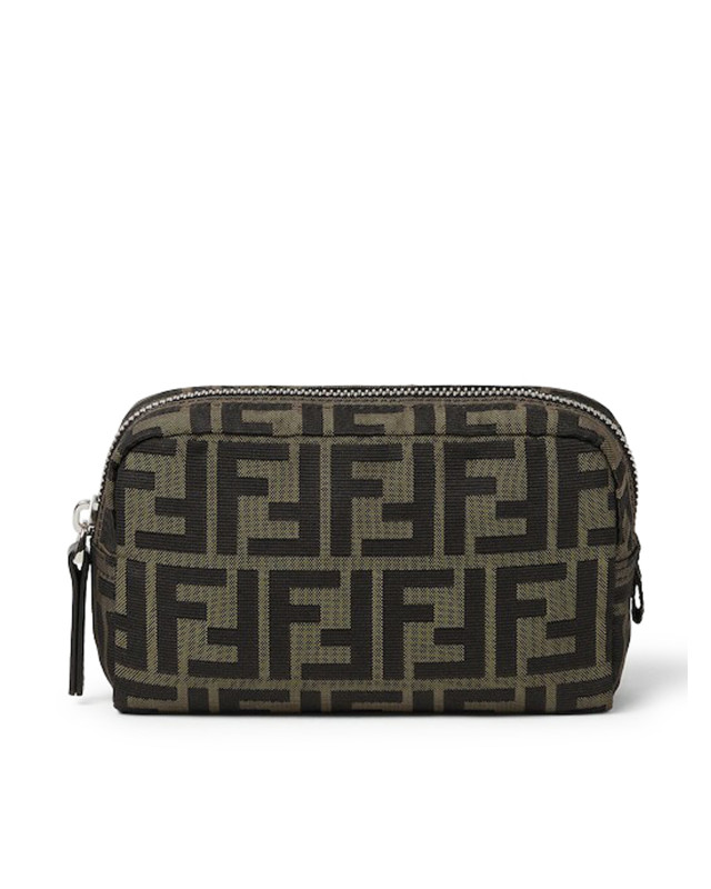 [Fendi] Pouch FW26 8N0218B1J2F1PR4 TOBACCO MORO BLACK