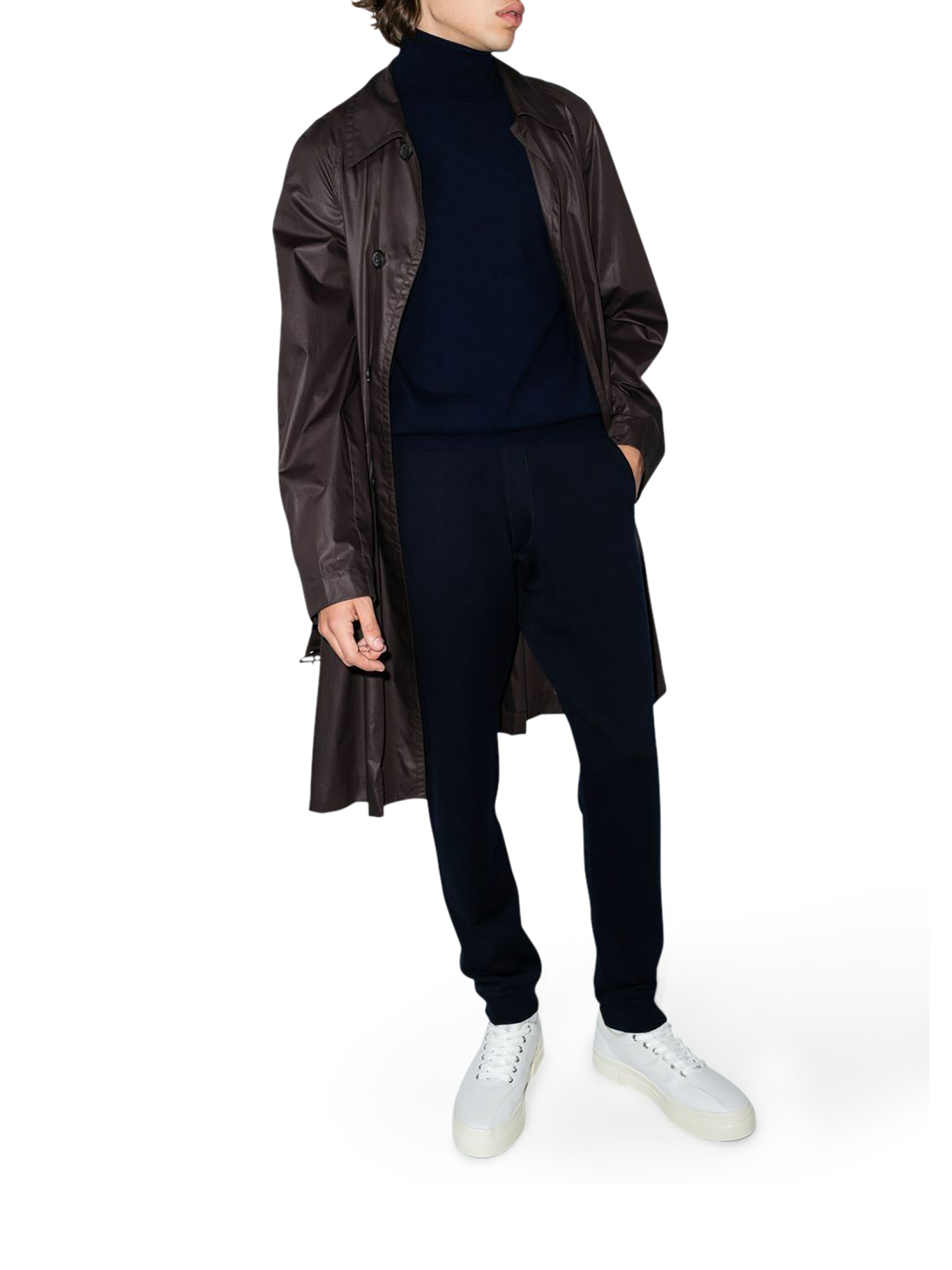 [Brunello Cucinelli] Knitwear FW25 M2200103CW425 NAVY DARK GREY