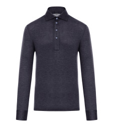 [Brunello Cucinelli] T-shirts Long Sleeve FW26 MH8363914C4425 NAVY