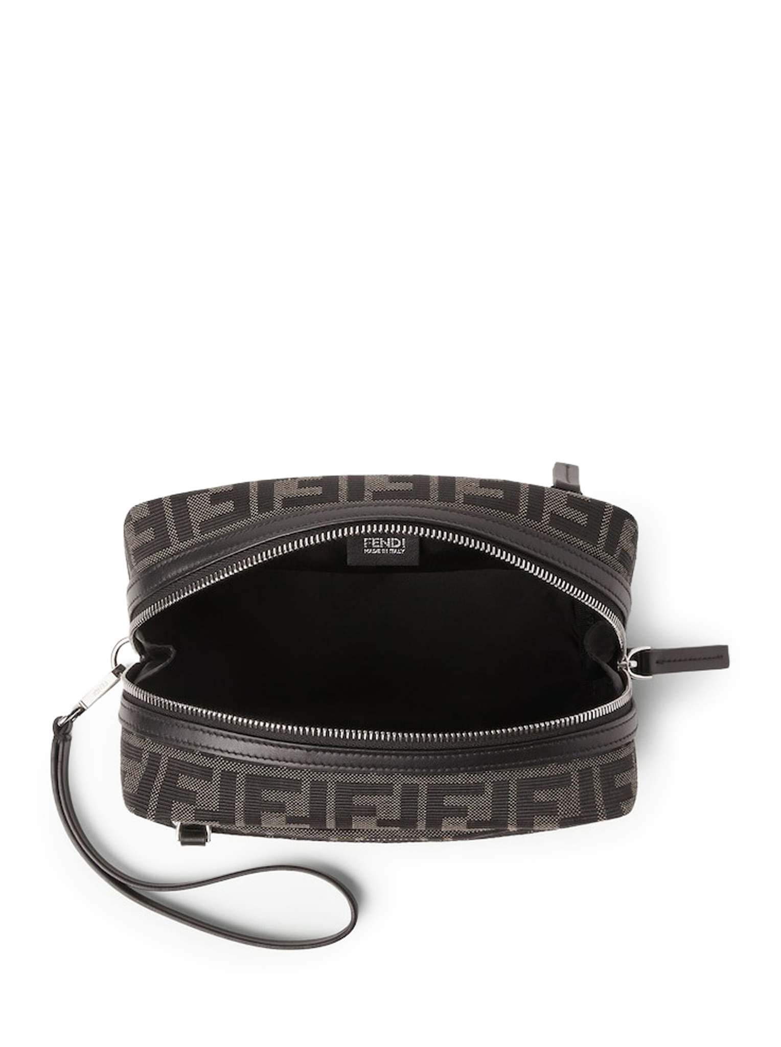 [Fendi] Pouch FW26 8N0216B16FF1PR4 TOBACCO MORO BLACK