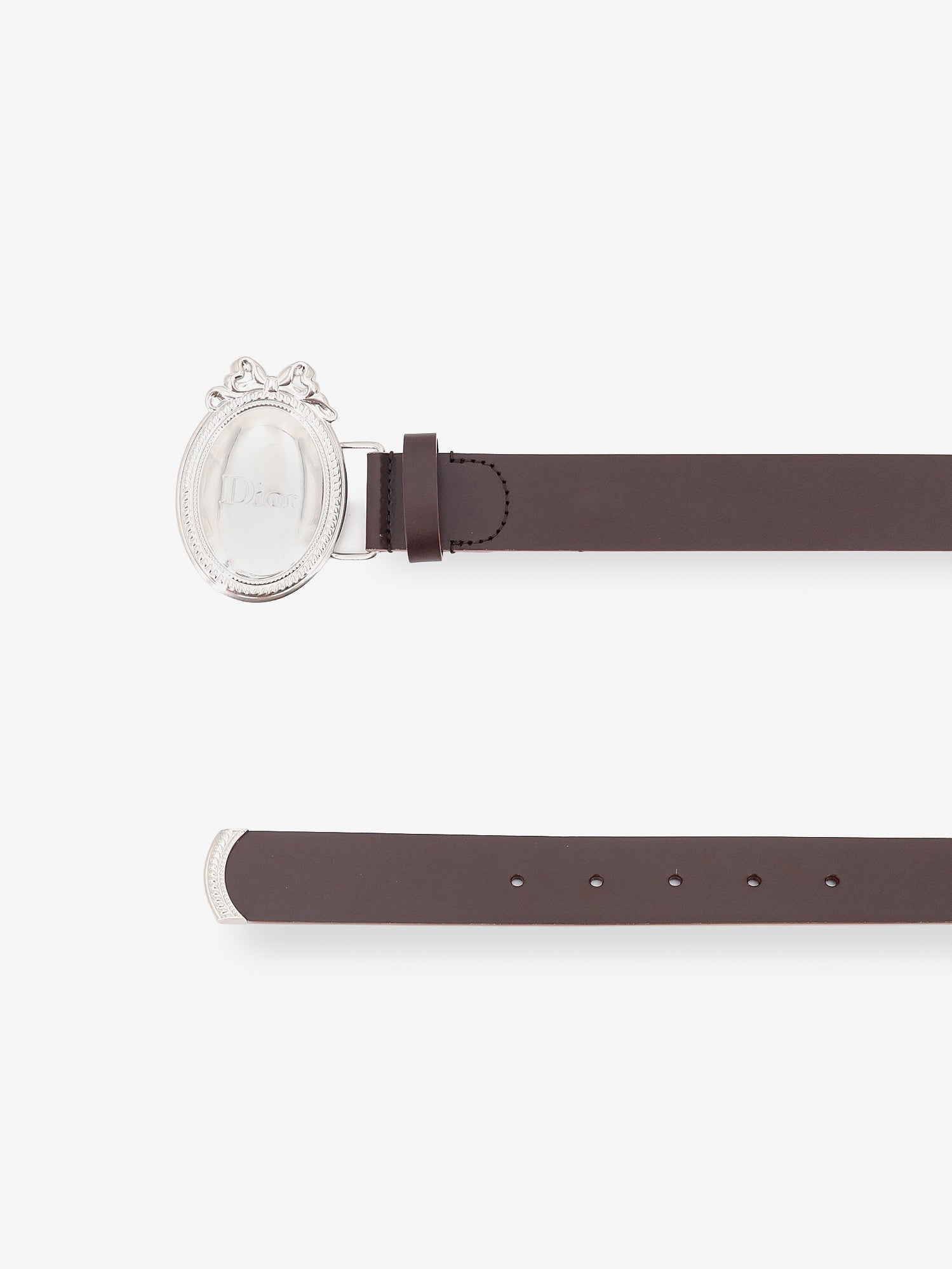 [Dior] Belt FW26 4731PDTOLDARKBROWN