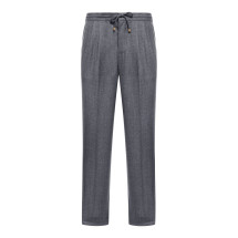 [Brunello Cucinelli] Trousers FW26 ME226E1710C004 DARK GREY