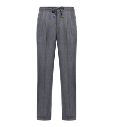[Brunello Cucinelli] Trousers FW26 ME226E1710C004 DARK GREY