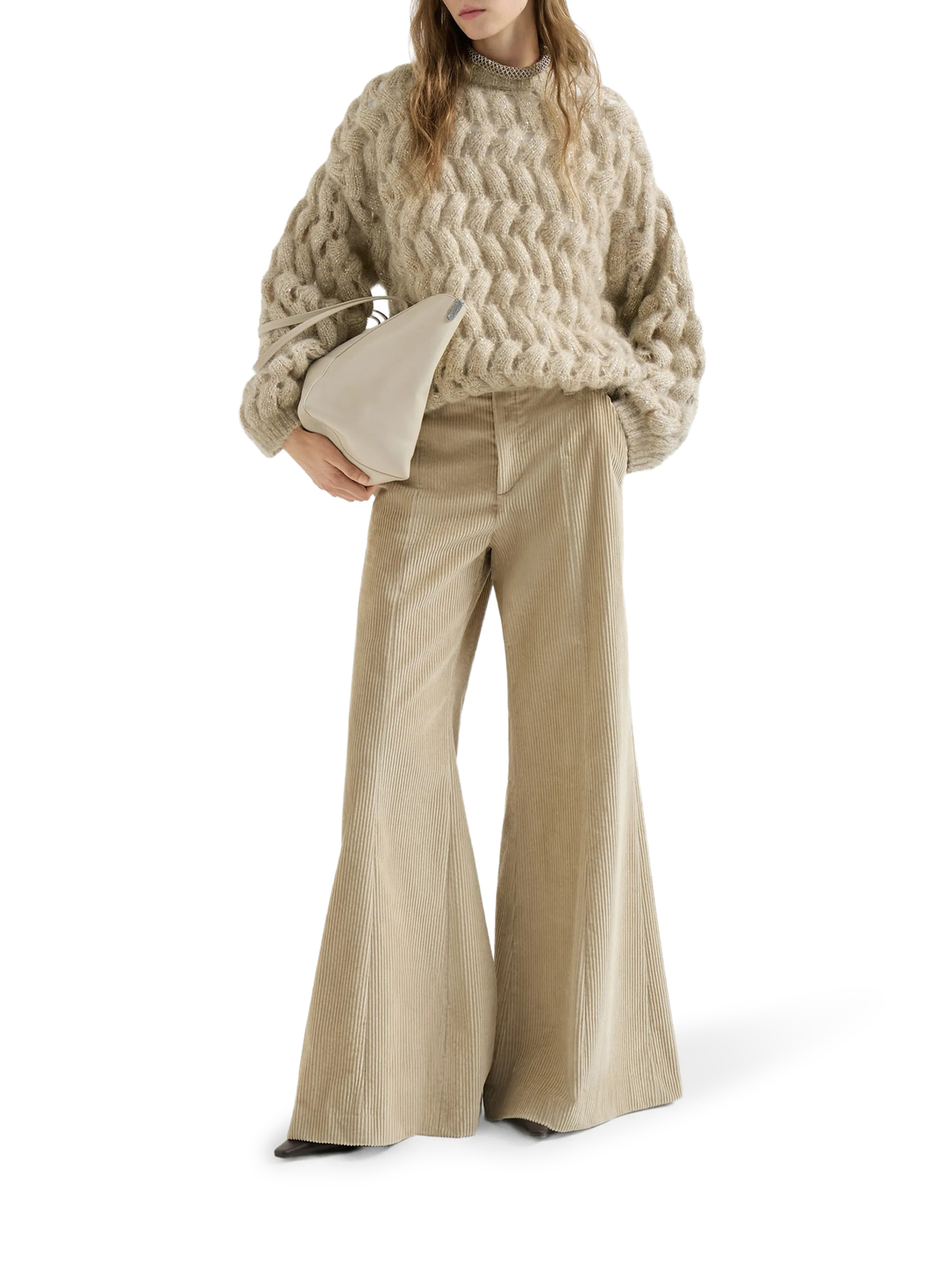 [Brunello Cucinelli] Knitwear FW26 MNT347520CMG59 WARM BEIGE