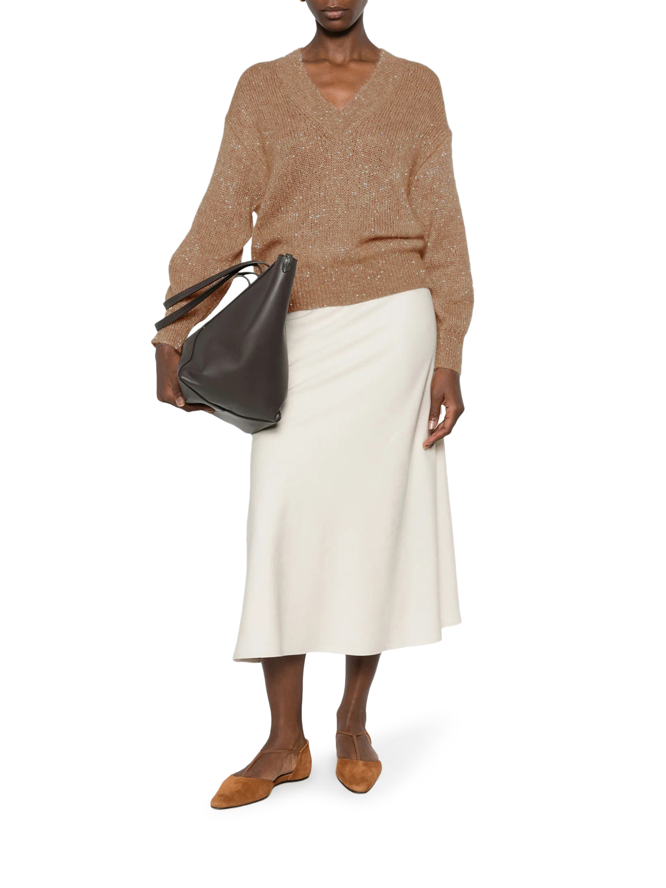[Brunello Cucinelli] Knitwear FW26 MMS579702C9918 BROWN