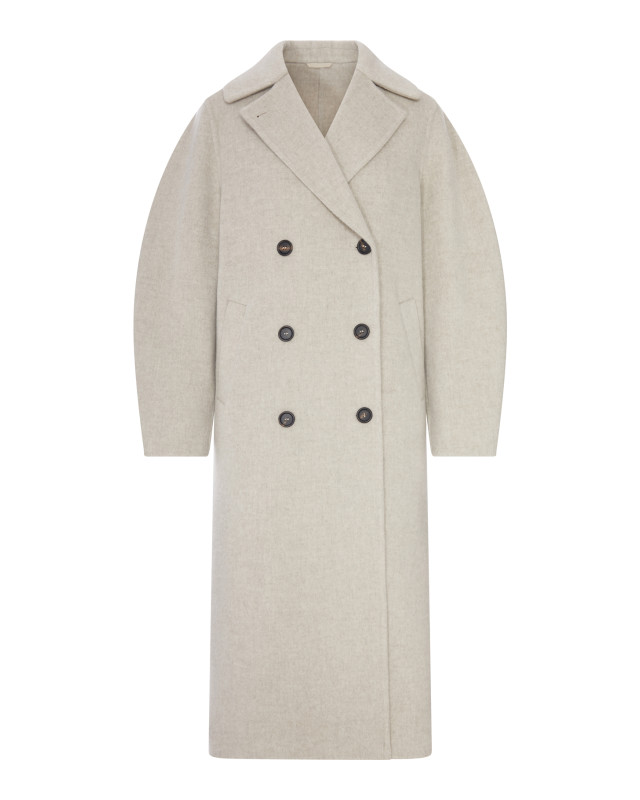 [Brunello Cucinelli] Coat FW26 MD5329061C001 BEIGE FREDDO