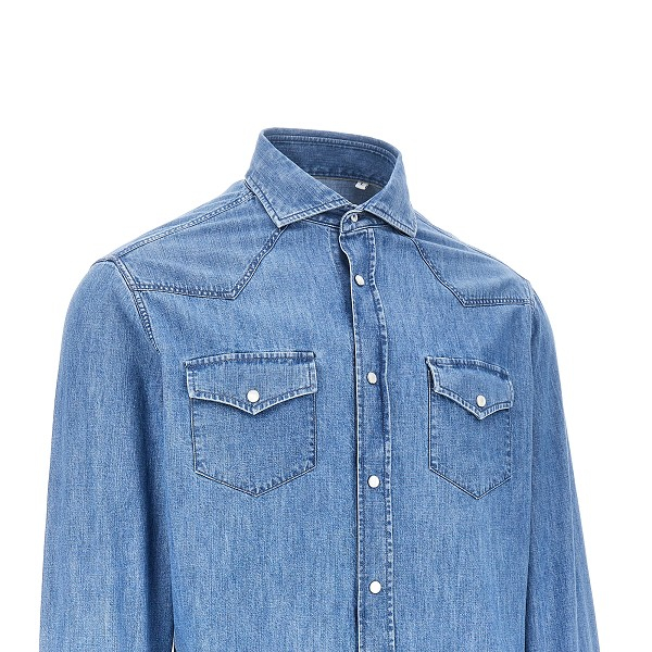 [Brunello Cucinelli] Shirts Long Sleeve FW26 MH1924008.C8333-C8333