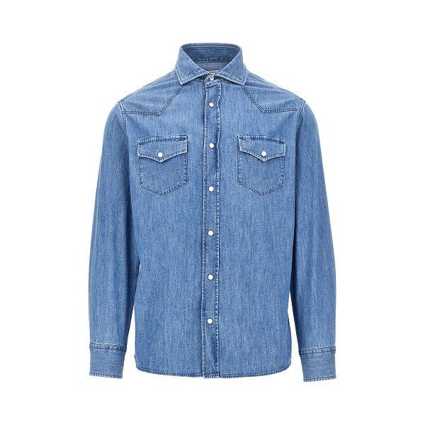 [Brunello Cucinelli] Shirts Long Sleeve FW26 MH1924008.C8333-C8333