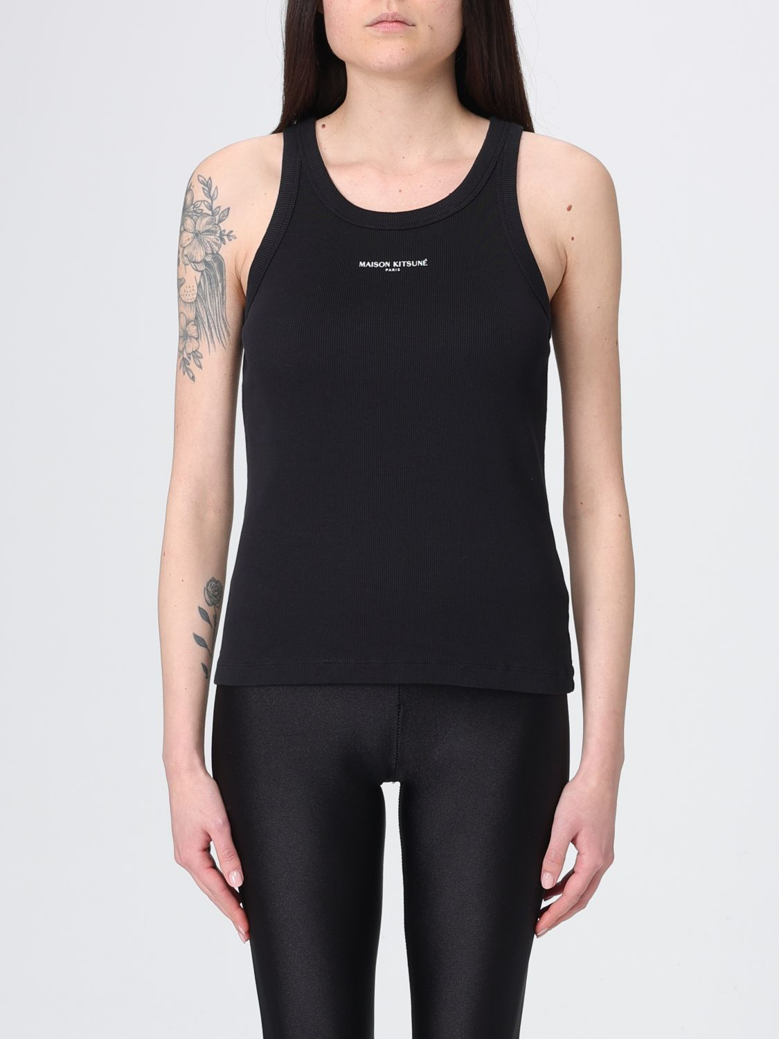 [MAISON KITSUNE] T-shirts Sleeveless SS26 QW00600KA0033 P199