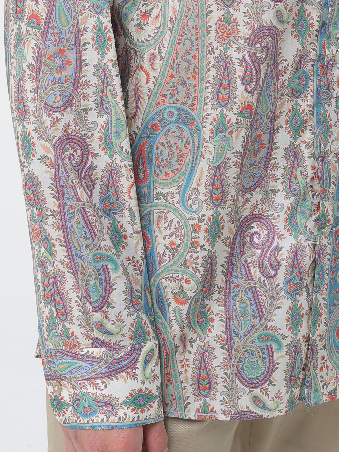 [Etro] Shirts Long Sleeve SS26 MRIB000199SA5P6 X0880