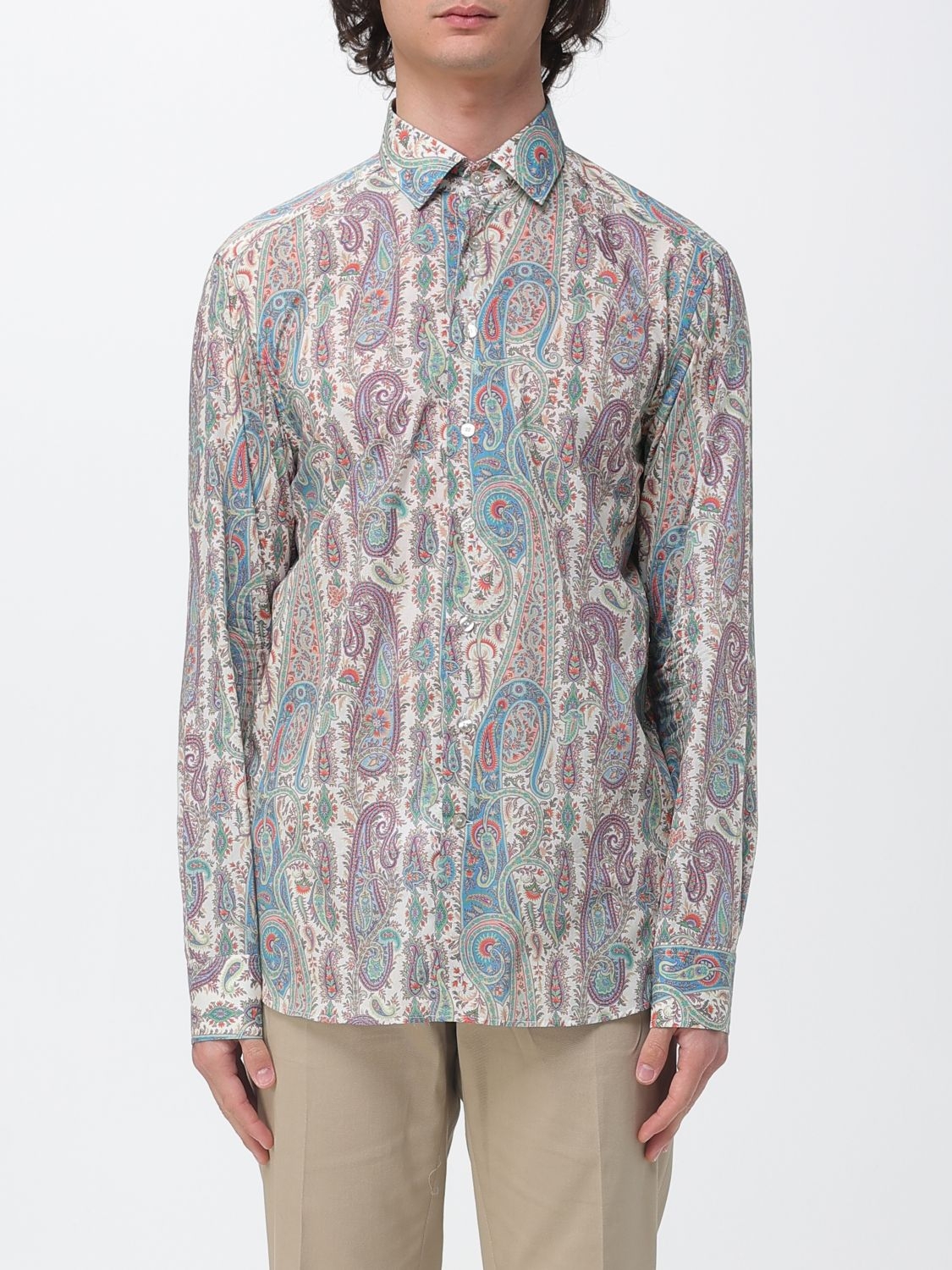 [Etro] Shirts Long Sleeve SS26 MRIB000199SA5P6 X0880