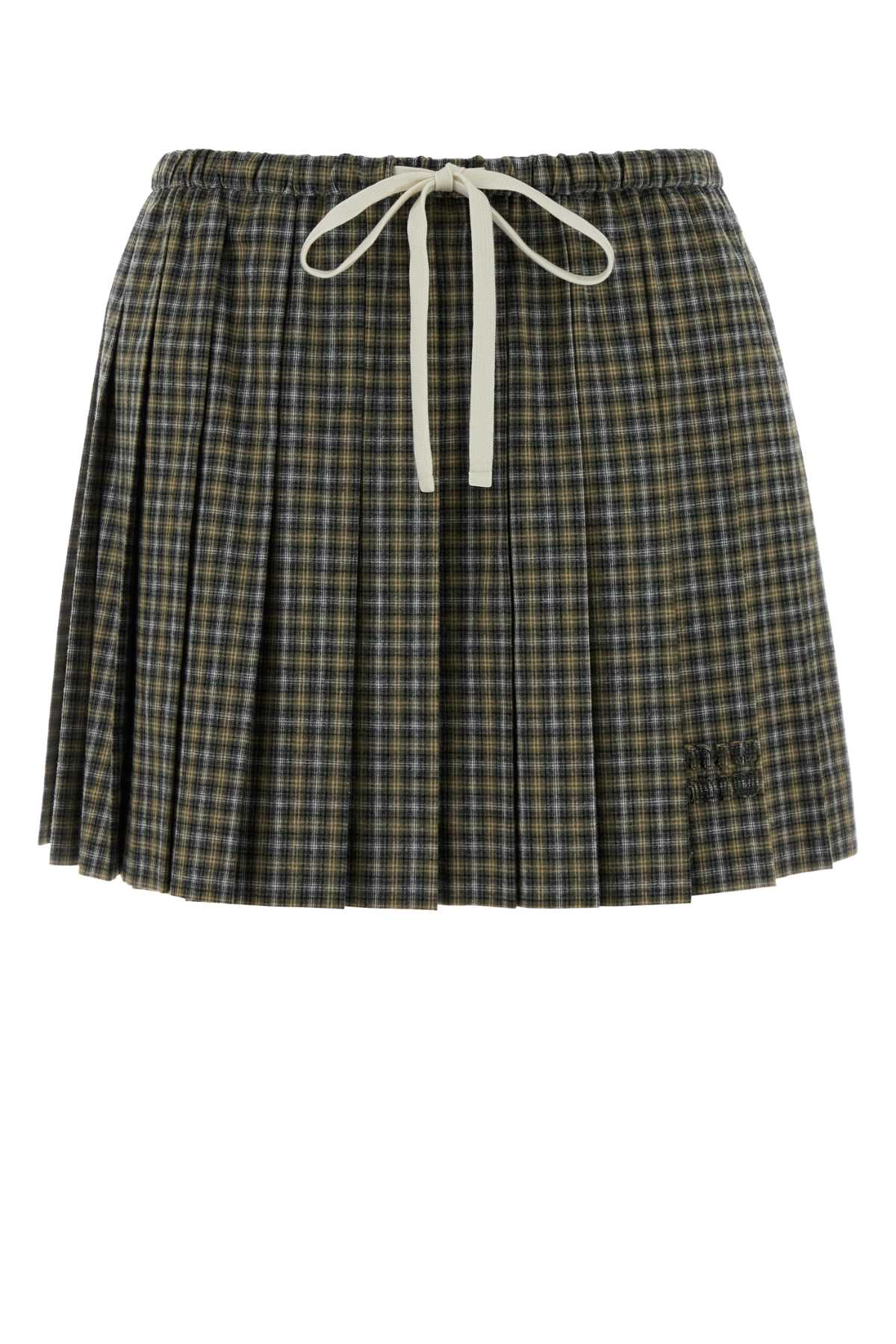 [Miu Miu] Mini skirt FW26 MG2752SOOO6210 F068U