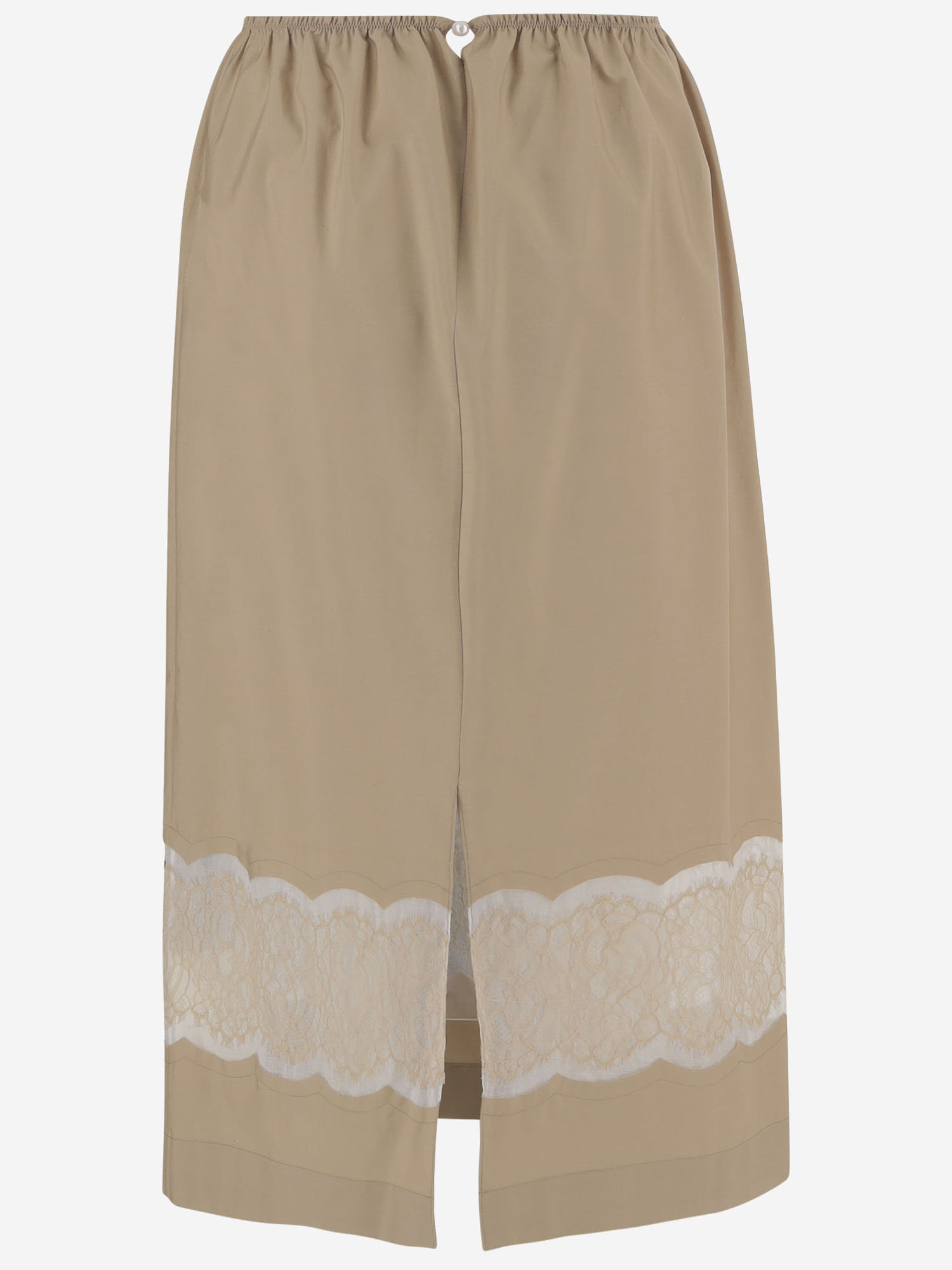 [CARVEN] Long skirt SS26 6261K21098Oat