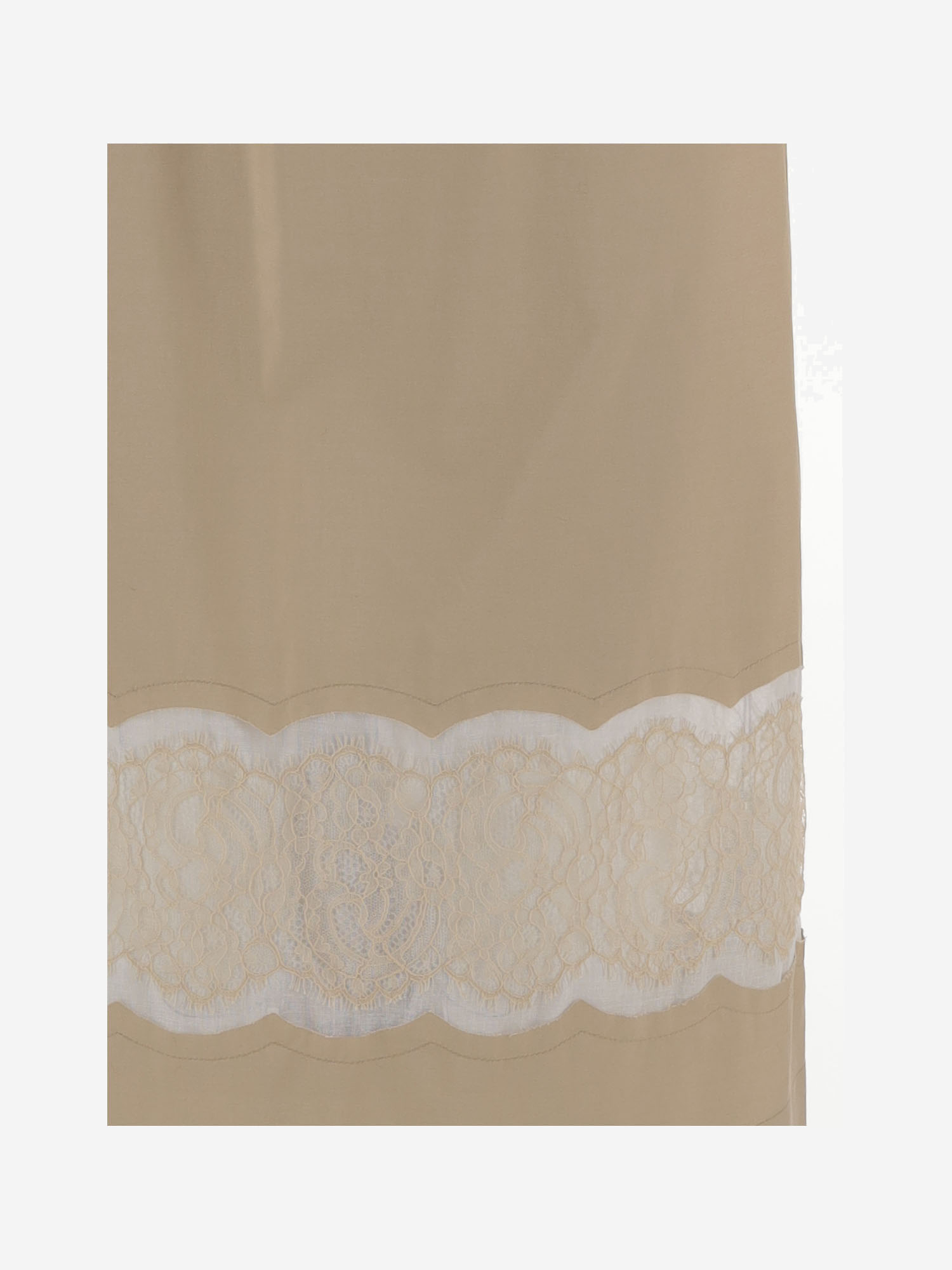 [CARVEN] Long skirt SS26 6261K21098Oat
