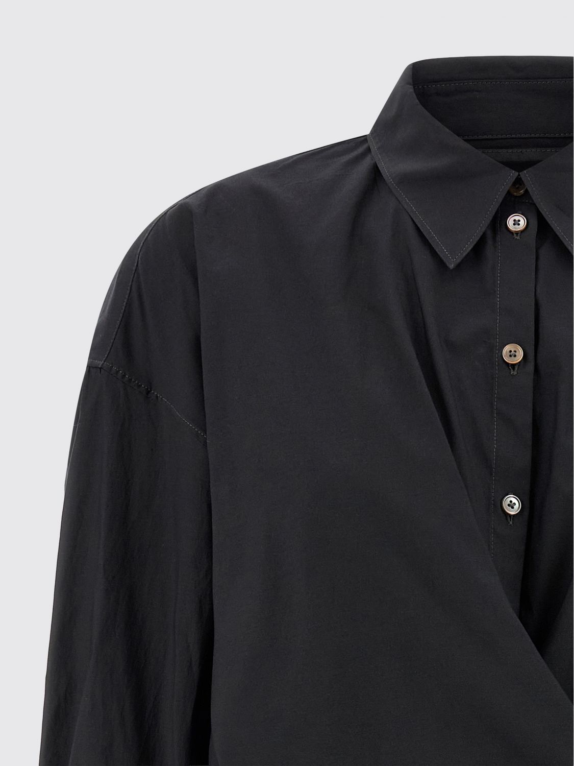 [LEMAIRE] Shirts Long Sleeve SS26 SH1141LF1500 BK998