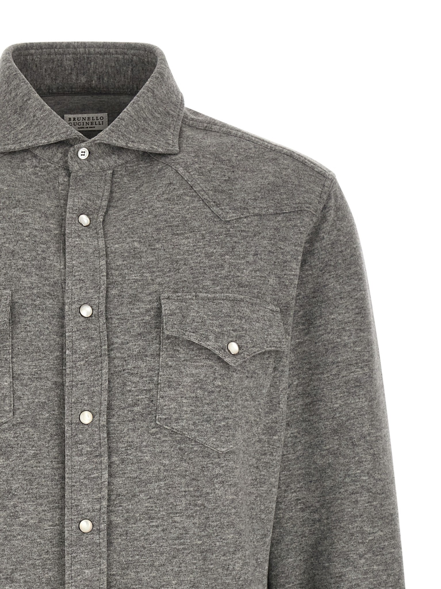 [Brunello Cucinelli] Shirts Long Sleeve FW26 MM840KC01C8469