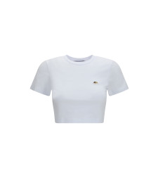 Angels patch cropped T-shirt