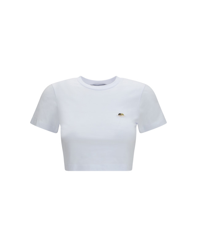 Angels patch cropped T-shirt