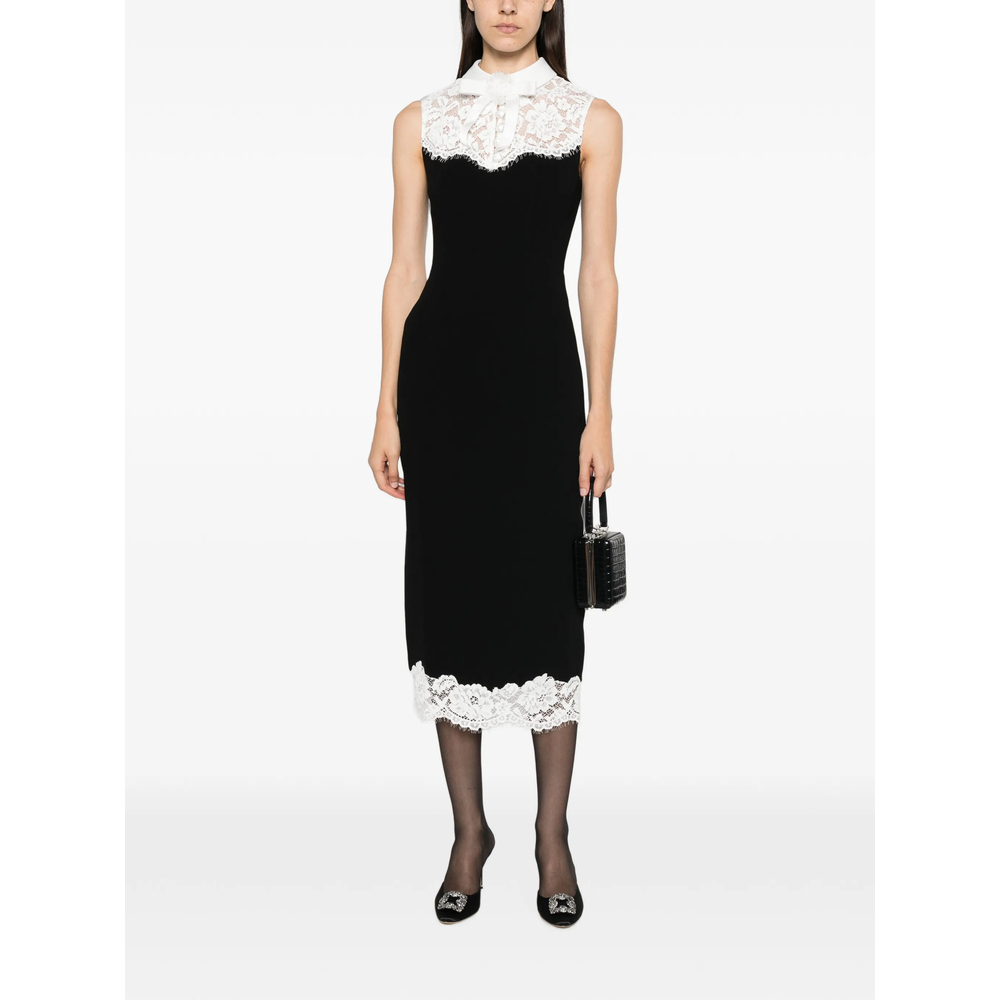 [Self-portrait] Sleeveless dress FW26 AW26-019M-B  BLACK