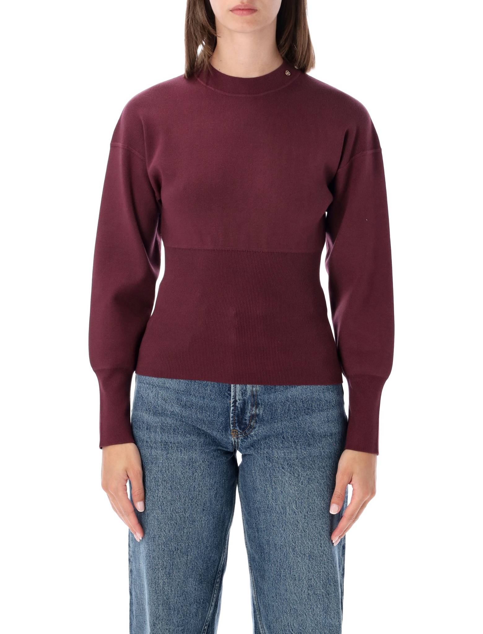 [Anine Bing] Knitwear FW26 A0812717BGN28BURGUNDY