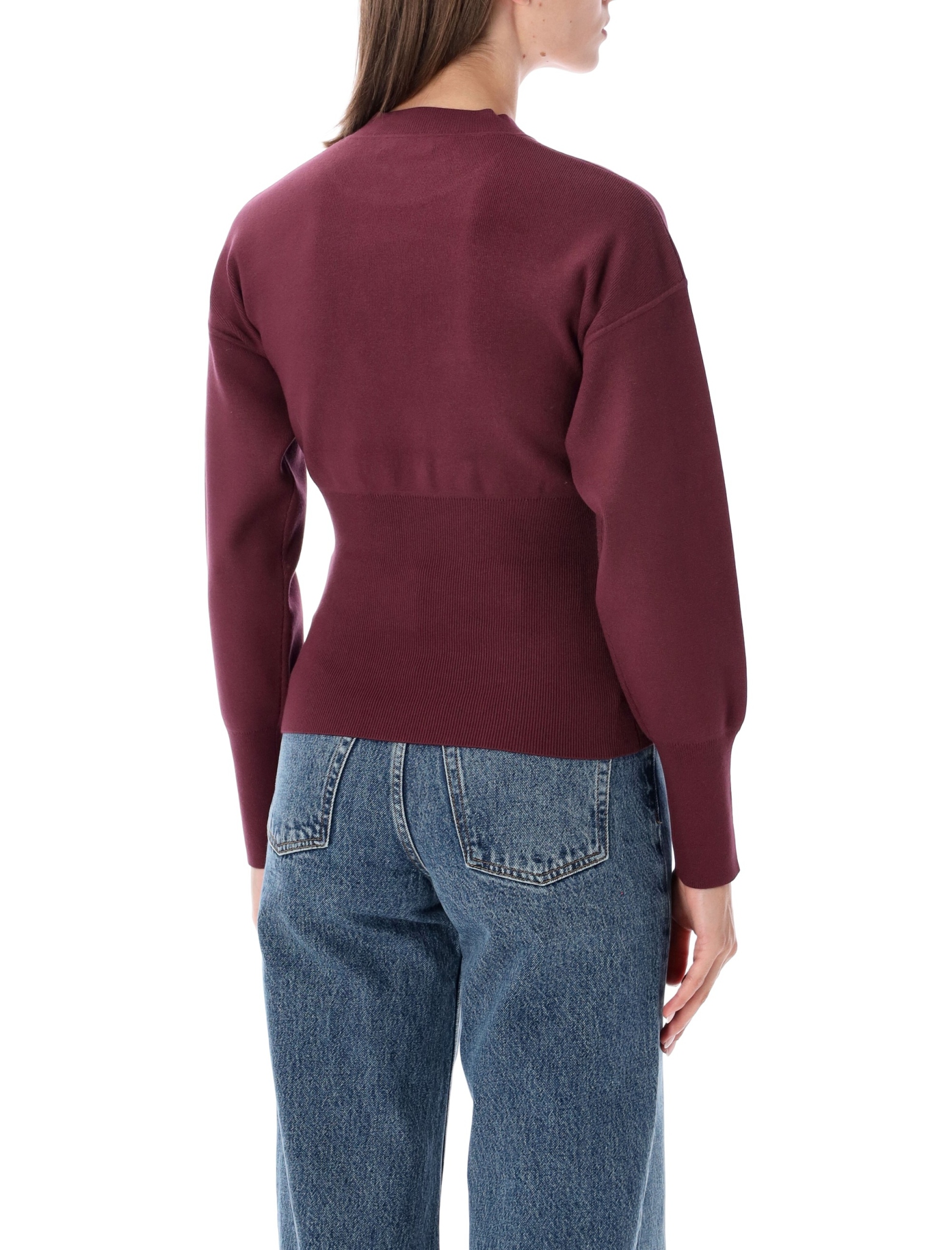 [Anine Bing] Knitwear FW26 A0812717BGN28BURGUNDY