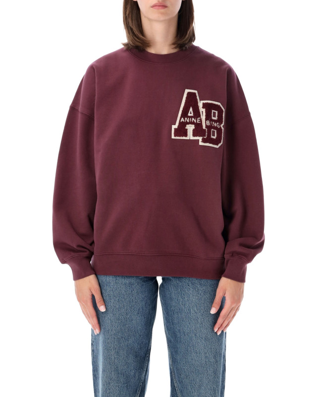 [Anine Bing] Sweatshirt FW26 A0812601BGN28BURGUNDY
