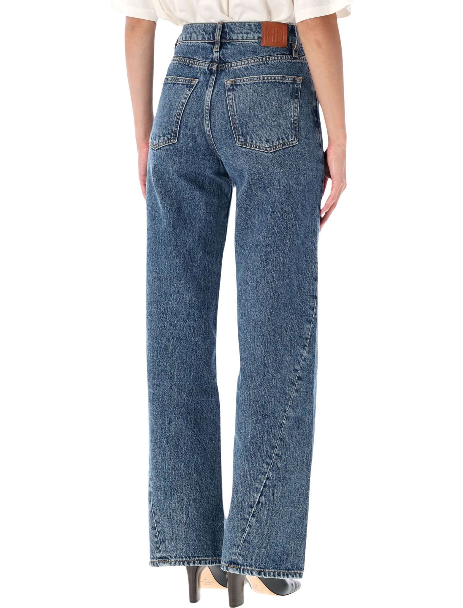 [Anine Bing] Jeans FW26 A0612916WHD94CABANA BLU