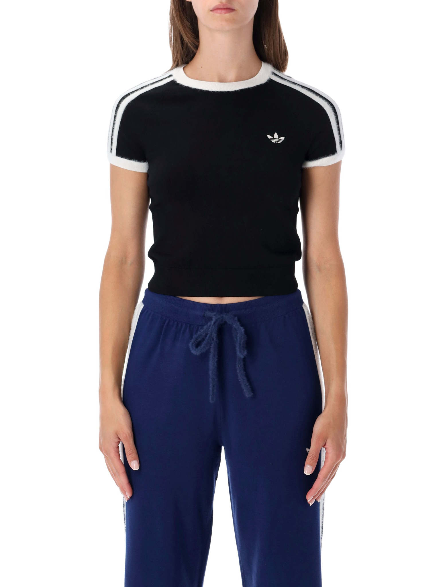[ADIDAS ORIGINALS] Knitwear FW26 KS7375BLACK/WHIT