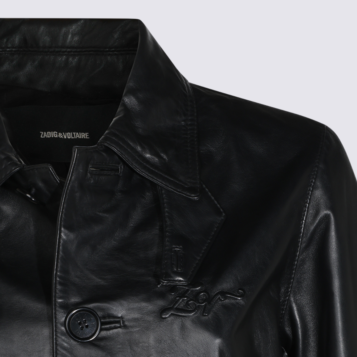 [Zadig & Voltaire] Leather Jacket FW26 RWOW01288011