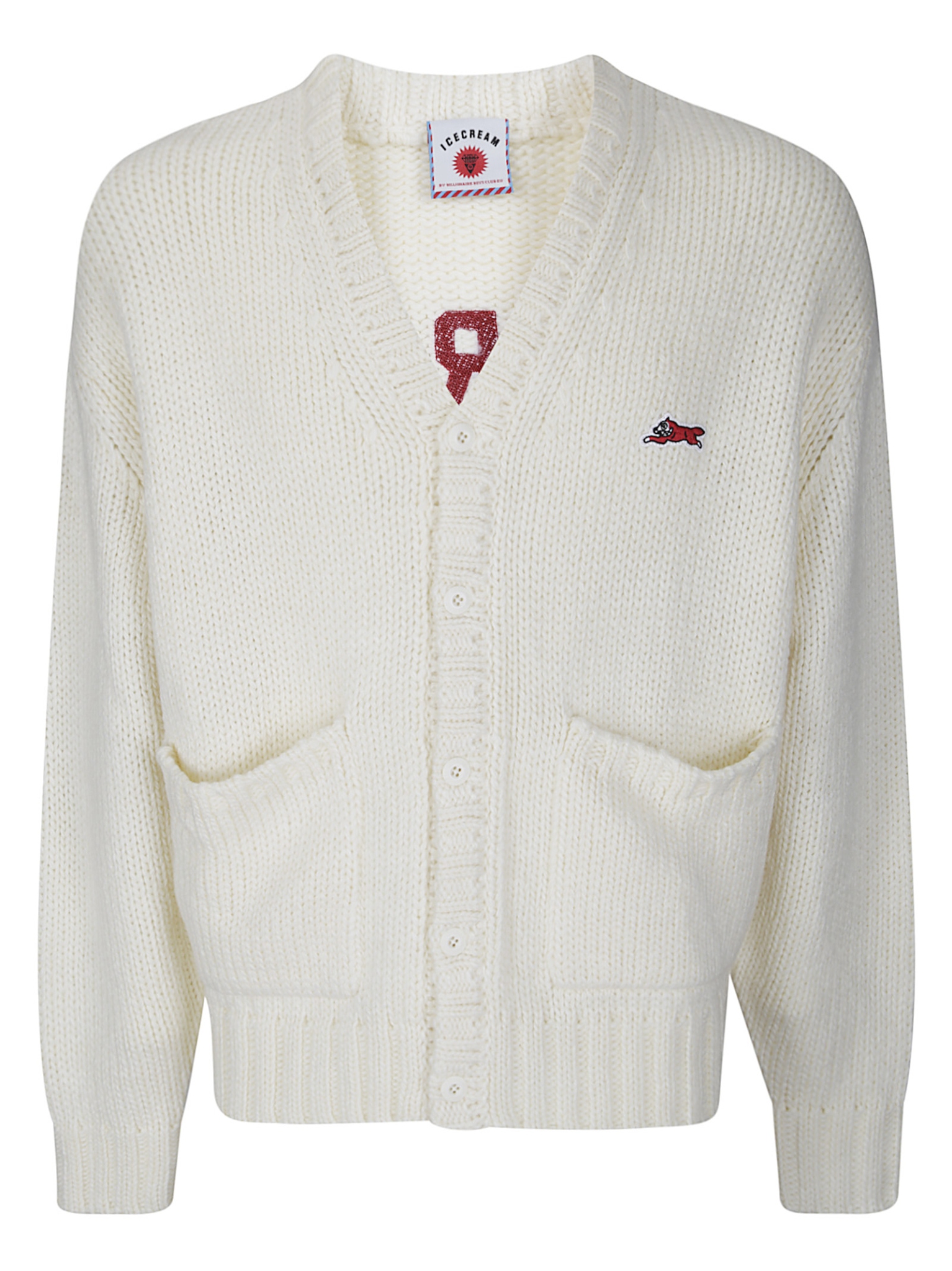 [ICECREAM] Cardigan FW26 ICKN26226 ECRU