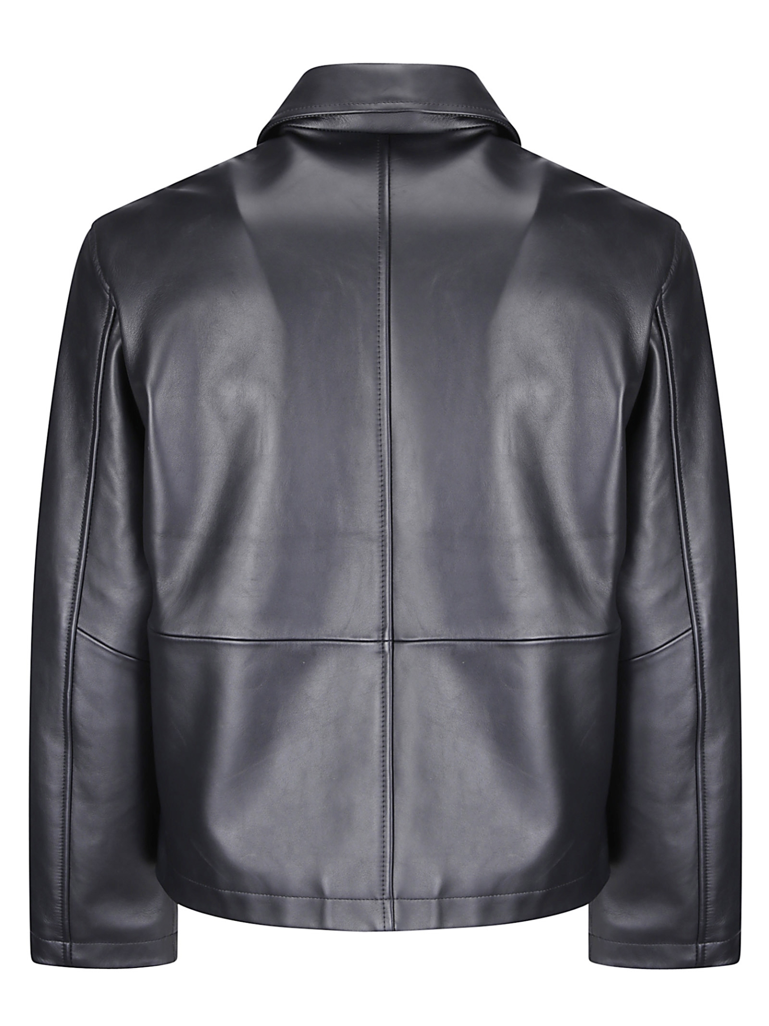 [Sunflower] Leather Jacket FW26 6027 BLACK