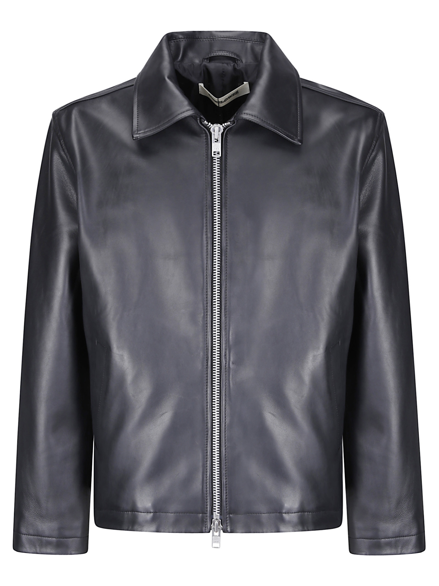[Sunflower] Leather Jacket FW26 6027 BLACK