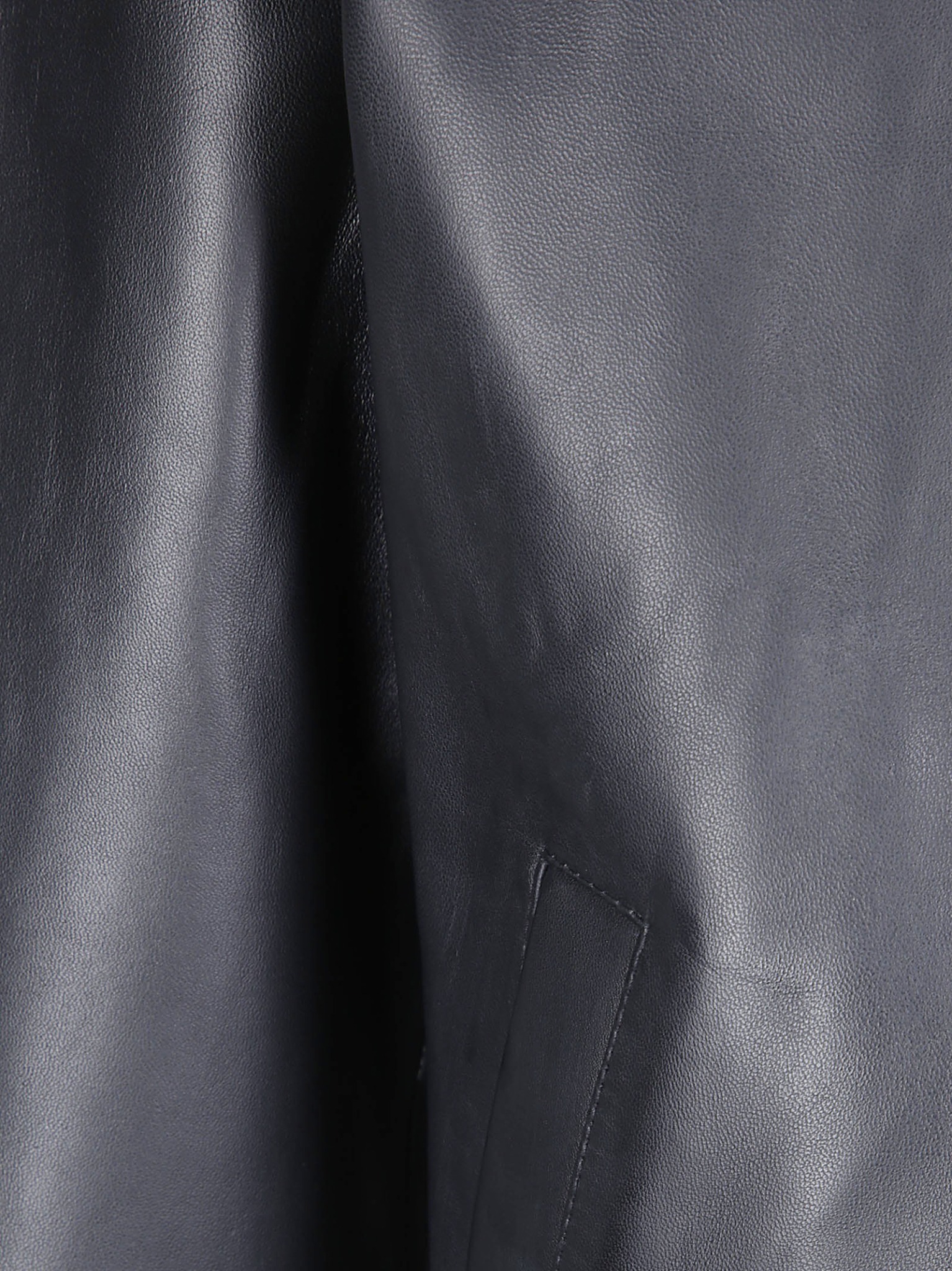 [Sunflower] Leather Jacket FW26 6027 BLACK