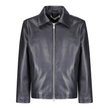 [Sunflower] Leather Jacket FW26 6027 BLACK