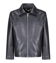 [Sunflower] Leather Jacket FW26 6027 BLACK